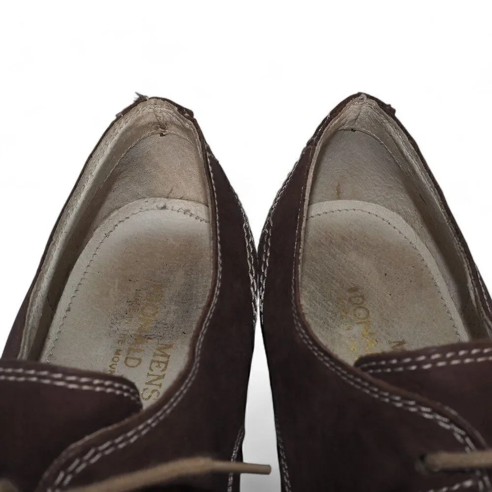 Donald‎ J. Pliner Codi Wingtip Cap Toe Nubuck Oxfords Brown Men's 10.5M